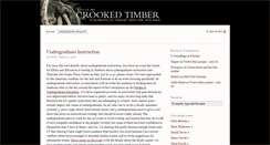 Desktop Screenshot of crookedtimber.org