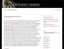 Tablet Screenshot of crookedtimber.org